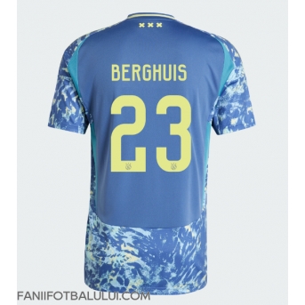 Ajax Steven Berghuis #23 Tricou Fotbal Replică 2024-25 Barbati Deplasare